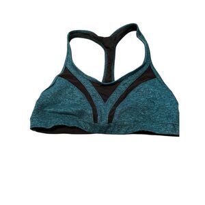 Koral sports bra top sz small teal/blue racerback